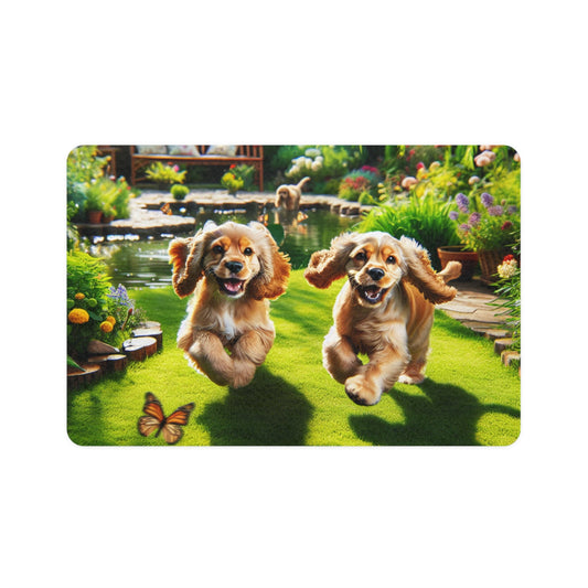 Tapis d'alimentation antidérapant pour animaux de compagnie – Tapis étanche pour chiens
