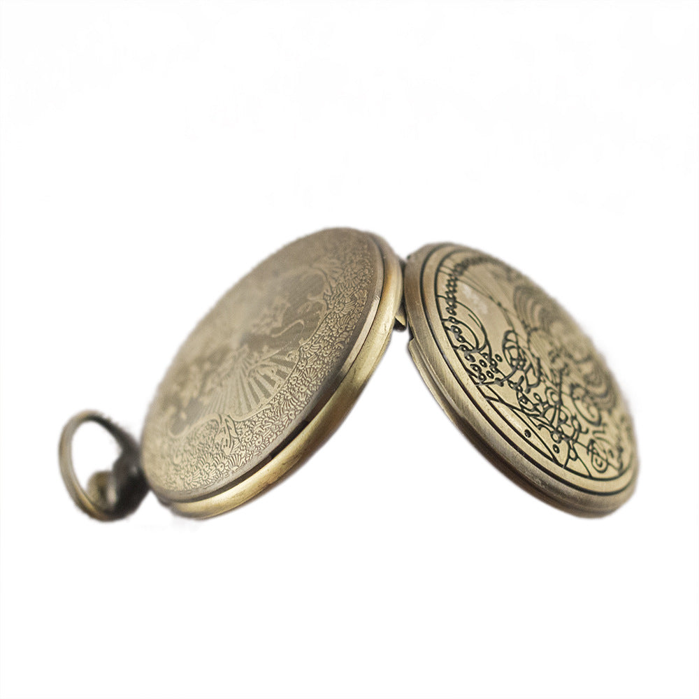 Big Pocket Watch Necklace Quartz Pocket Watch Lanyard