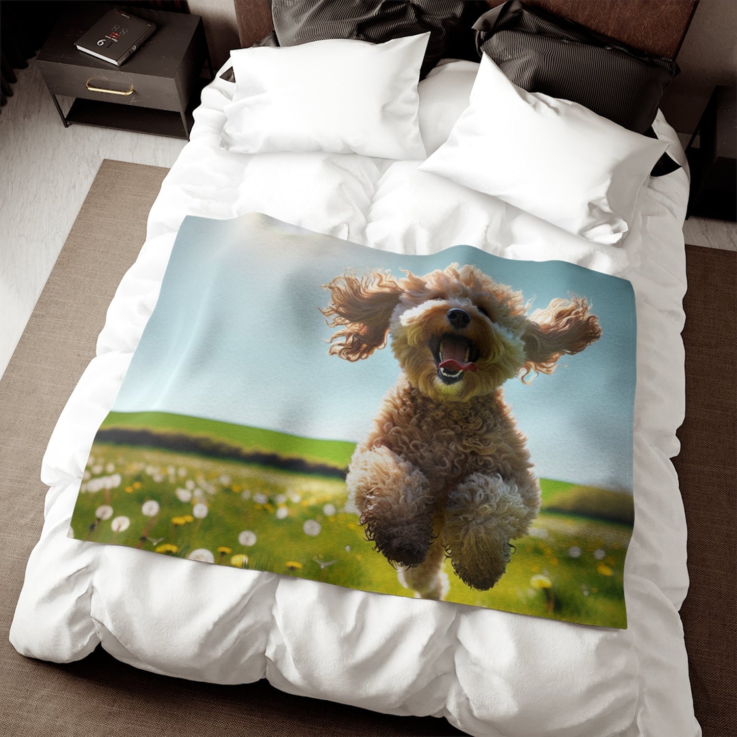 Sweatshirt Blanket – Plush Fleece Throw, 2 Size Options