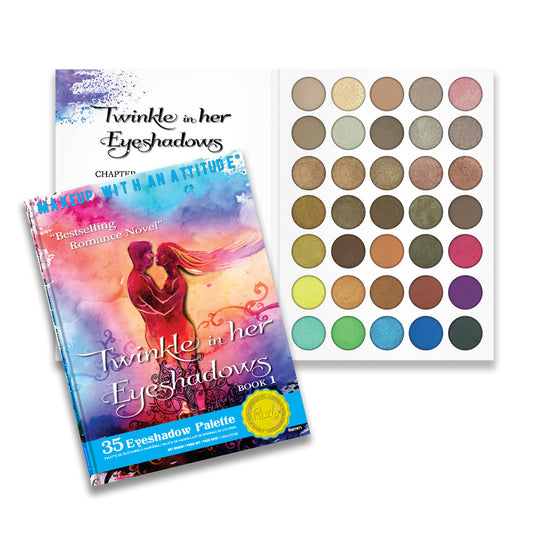 RUDE Twinkle In Her Eyeshadows 35 Lidschatten-Palette - Buch 1