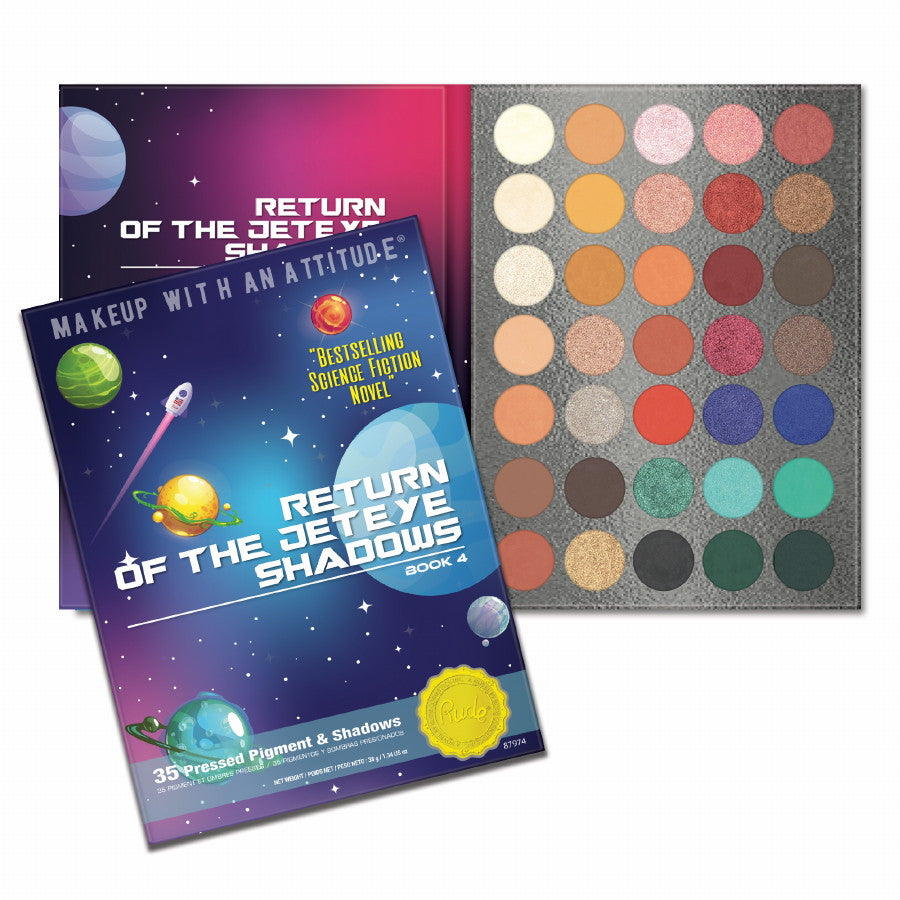 RUDE Return Of The Jet Lidschatten 35 Lidschattenpalette – Buch 4