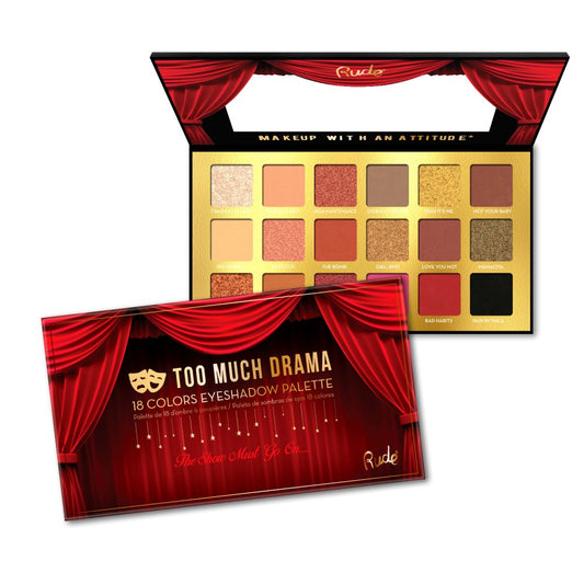 RUDE Too Much Drama - 18 Lidschatten-Palette