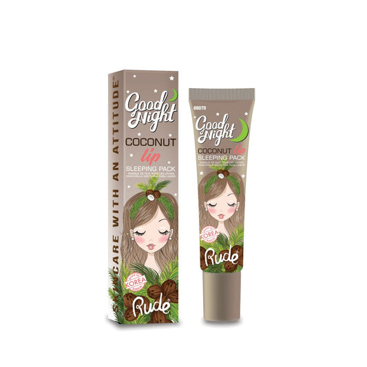 RUDE Good Night Coconut Lippen-Schlafmaske