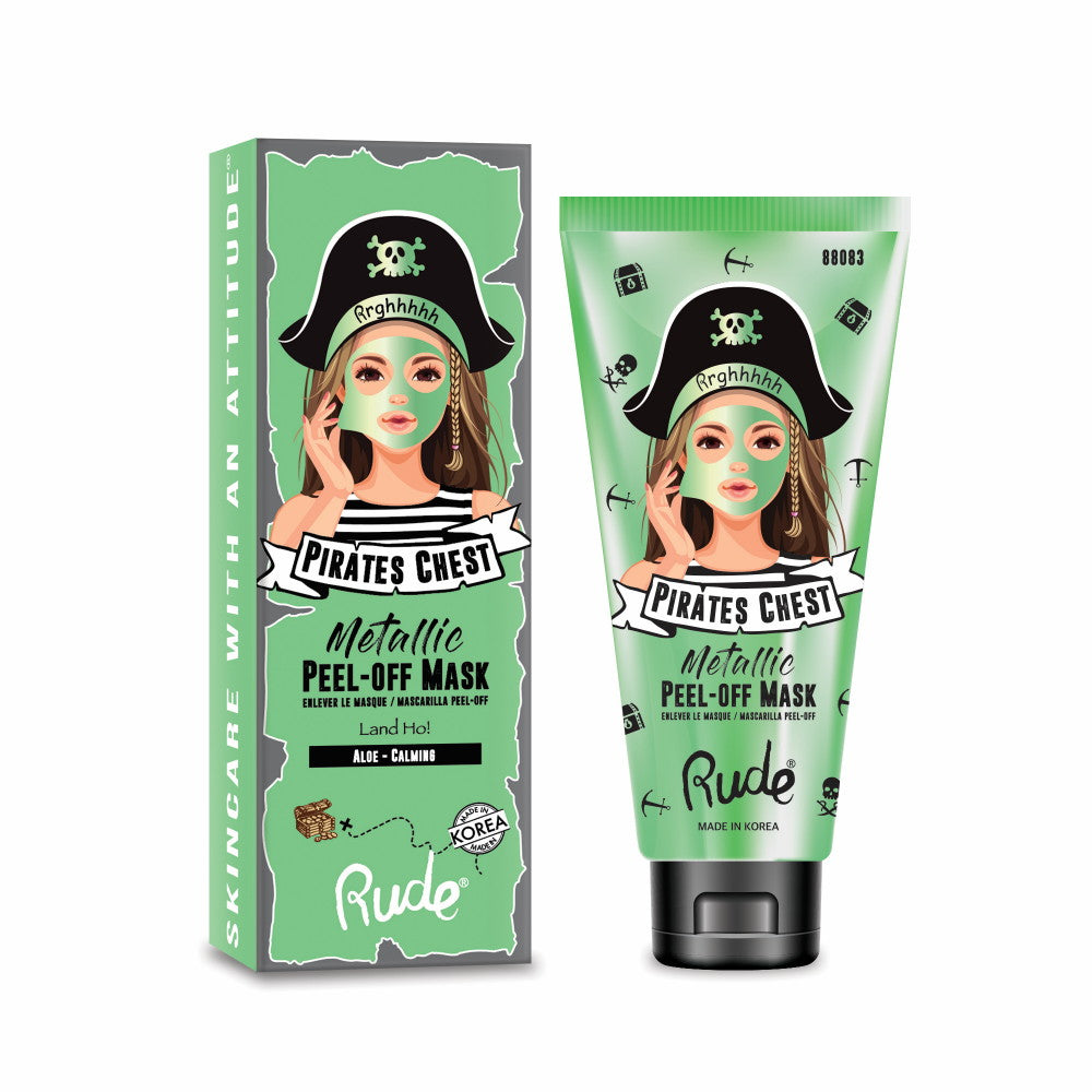 RUDE Pirate's Chest Metallische Abziehmaske - Land in Sicht!