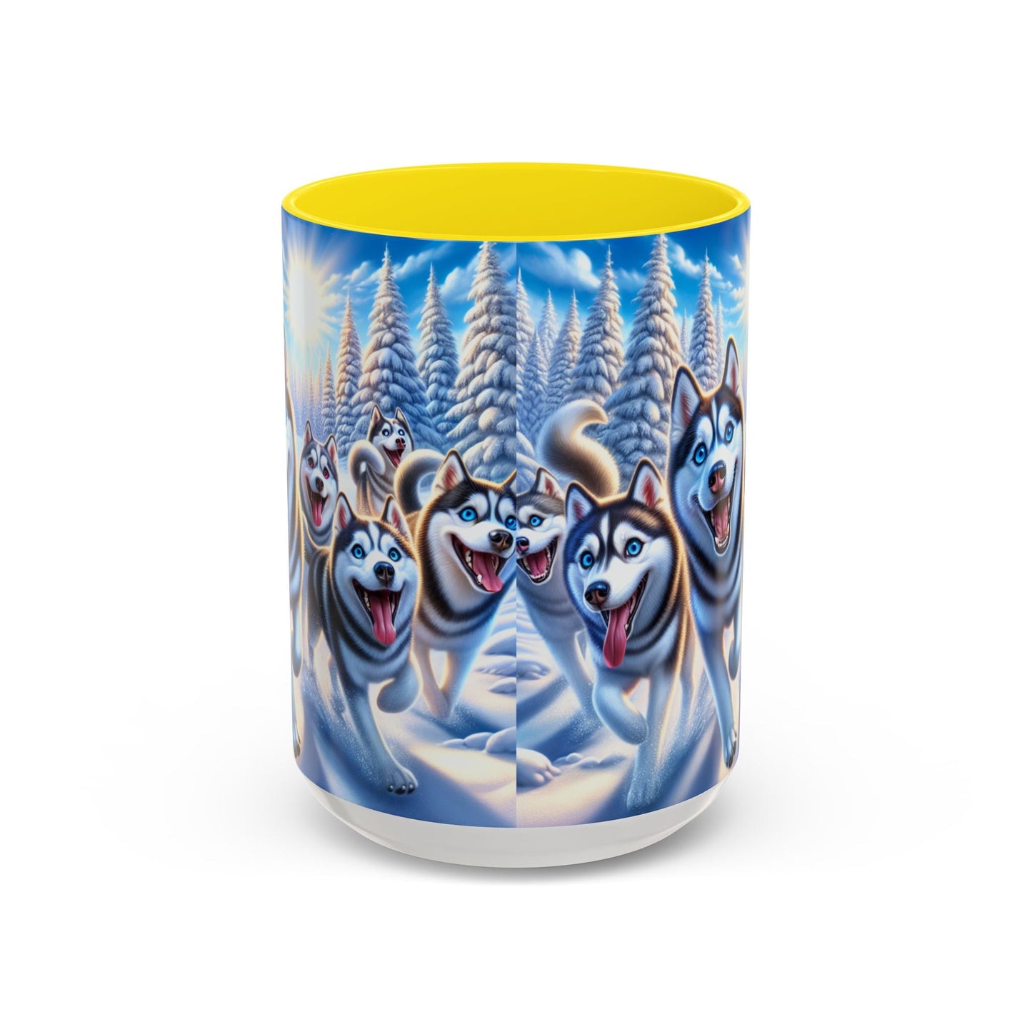 Keramiktasse mit Hunderassen-Motiv – 11 oz & 15 oz