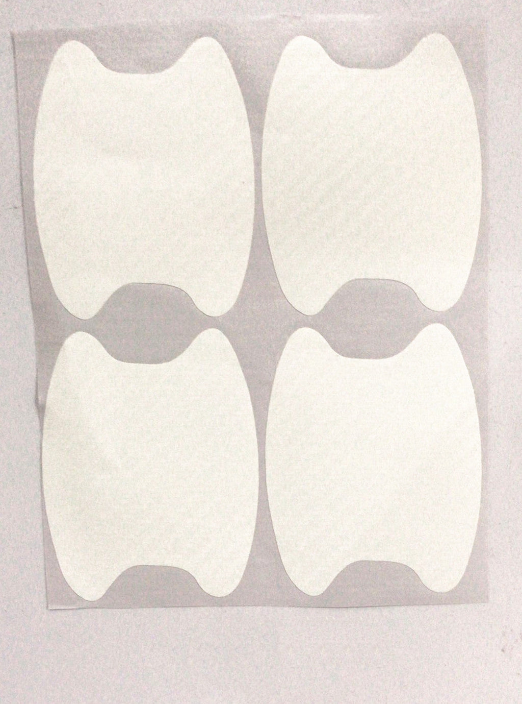 4pcs Set Of Door Stickers Carbon Fiber Scratch-resistant Car Handle Stickers