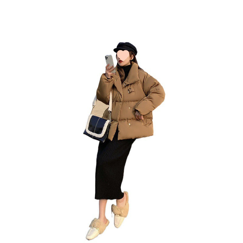 Stylish Short Koreanstyle Down Jacket For Women