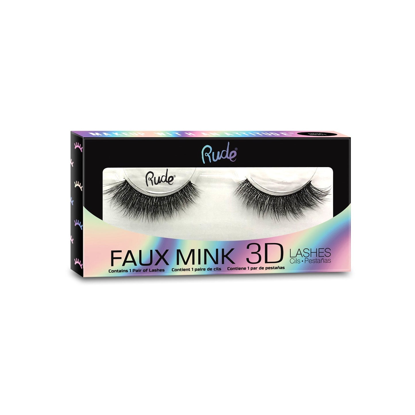 RUDE Lush – Faux Mink 3D-Wimpern – Je Ne Se Quoi – Je Ne Se Quoi