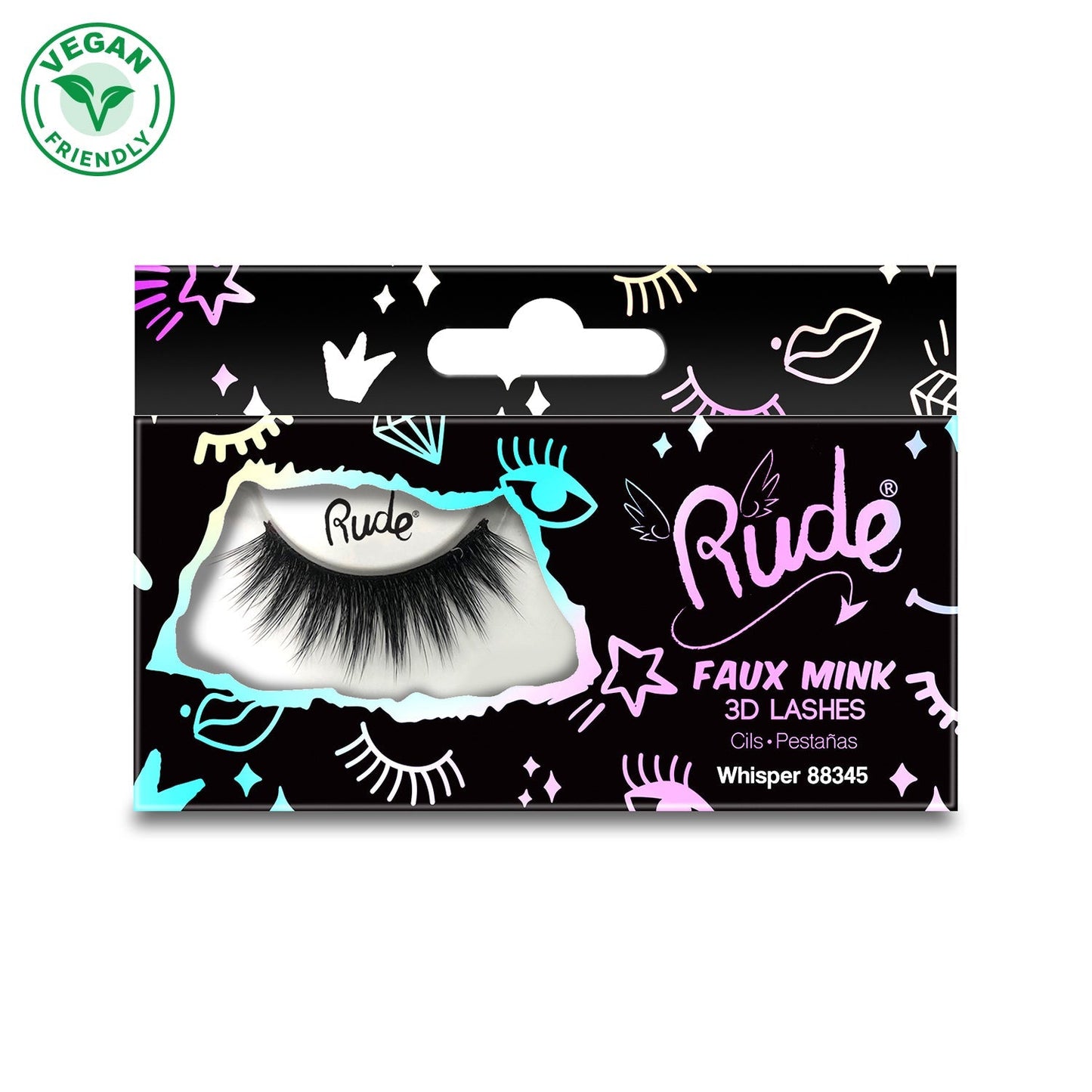 Faux Cils 3D Vison Synthétique RUDE Essential - Whisper
