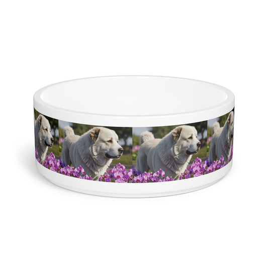 Ceramic Pet Bowl – 16 oz Dog Feeding Bowl