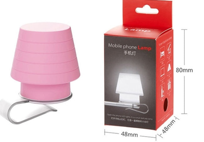 Mabor Stylish Cute Silicone Mobile Phone Holder Night Light Lamp Lampshade Gifts