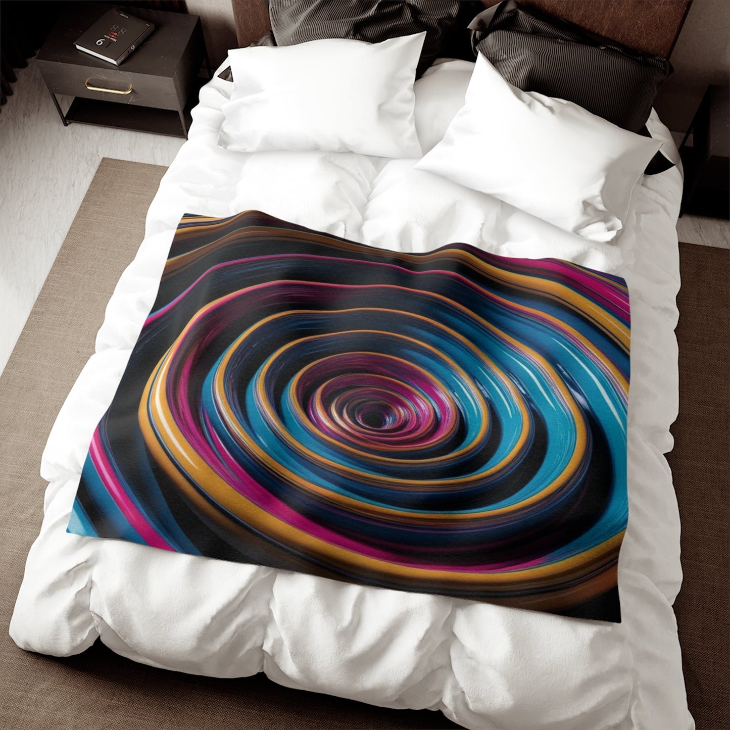 Sweatshirt Blanket – Plush Fleece Throw, 2 Size Options