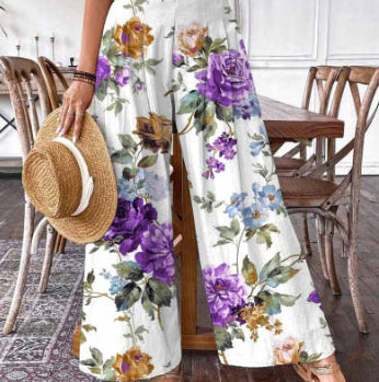 Chic 3D-printed Animal Footprints On Stylish Trousers
