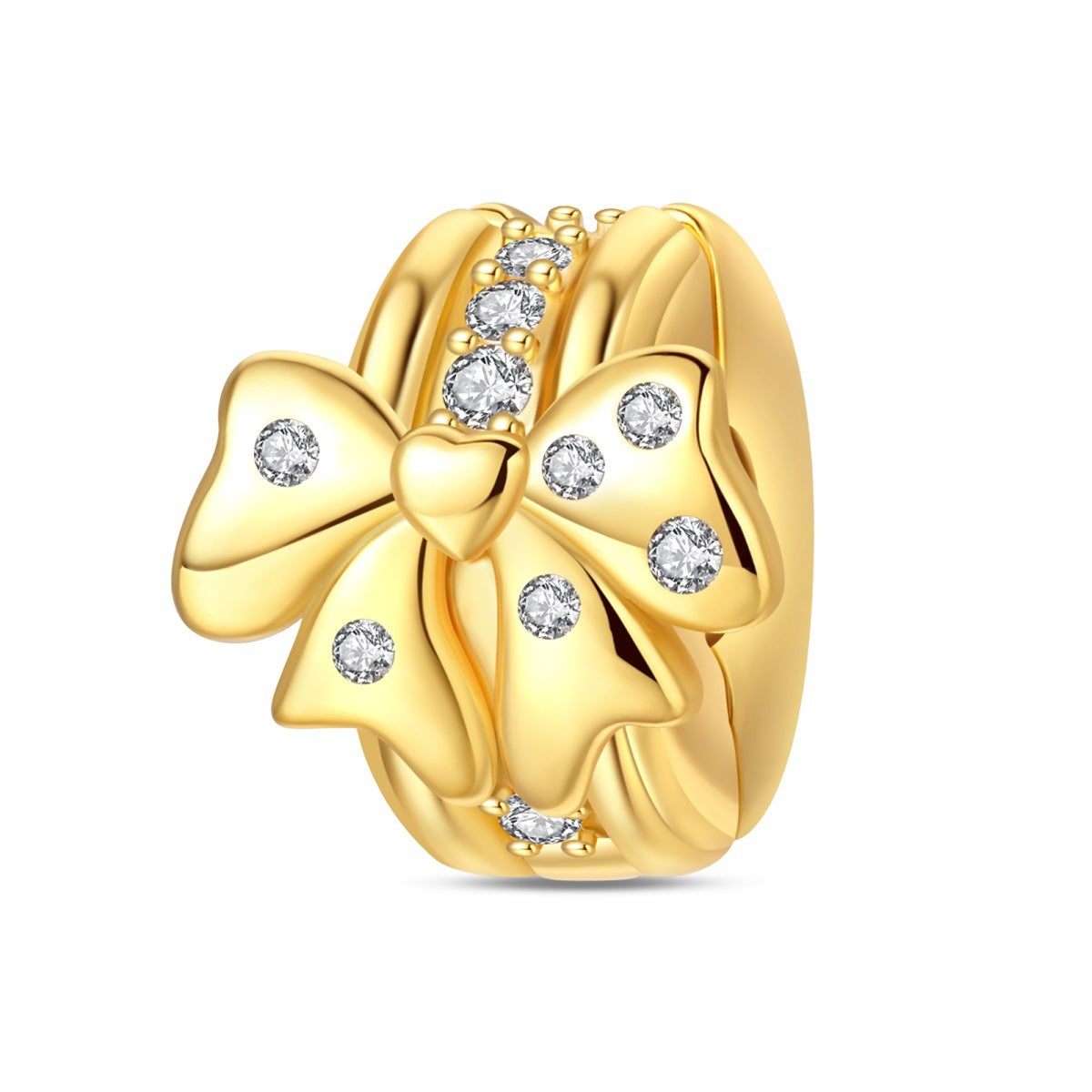 Round Clip-bead DIY Bracelet Accessories, Fashionable Beading Components