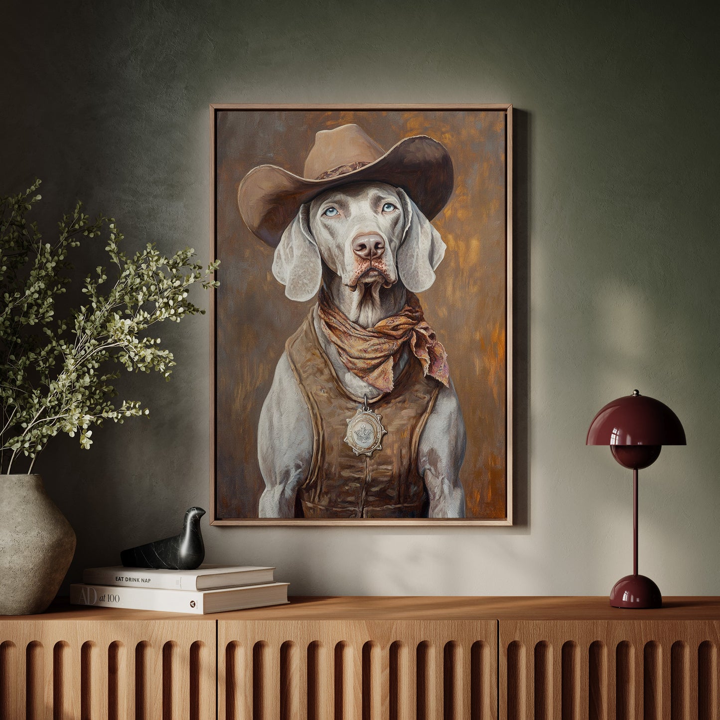 Weimaraner shérif adjoint du désert