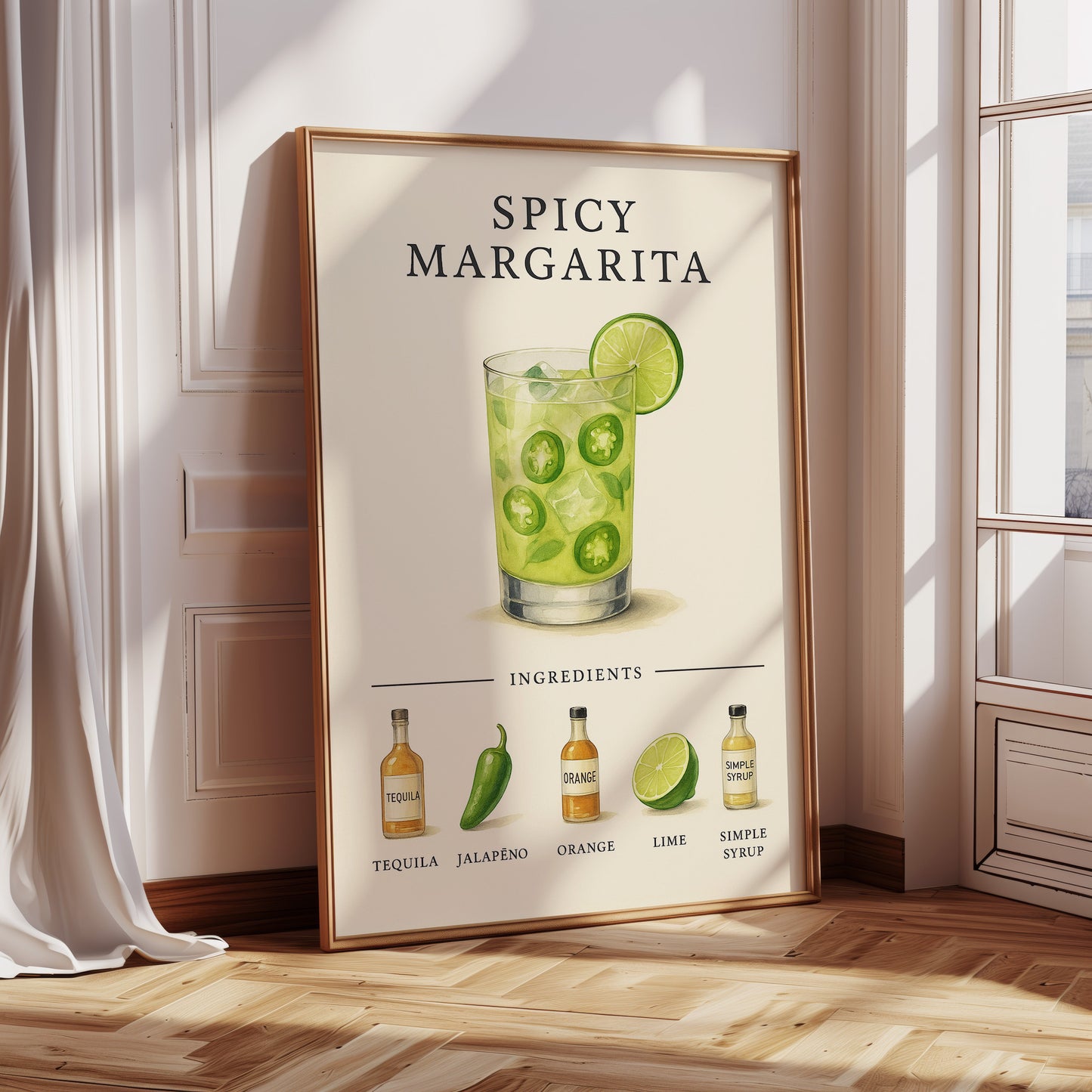 Recette de cocktail Margarita épicée à imprimer