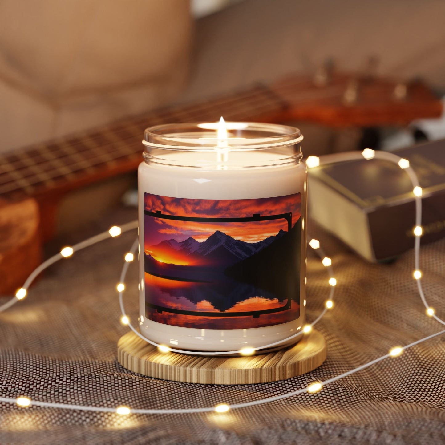 Bougie parfumée en cire de soja – Pot en verre