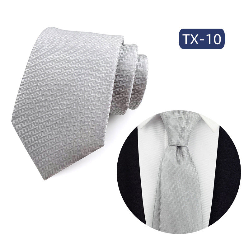 Mens Jacquard Woven Business-casual Tie