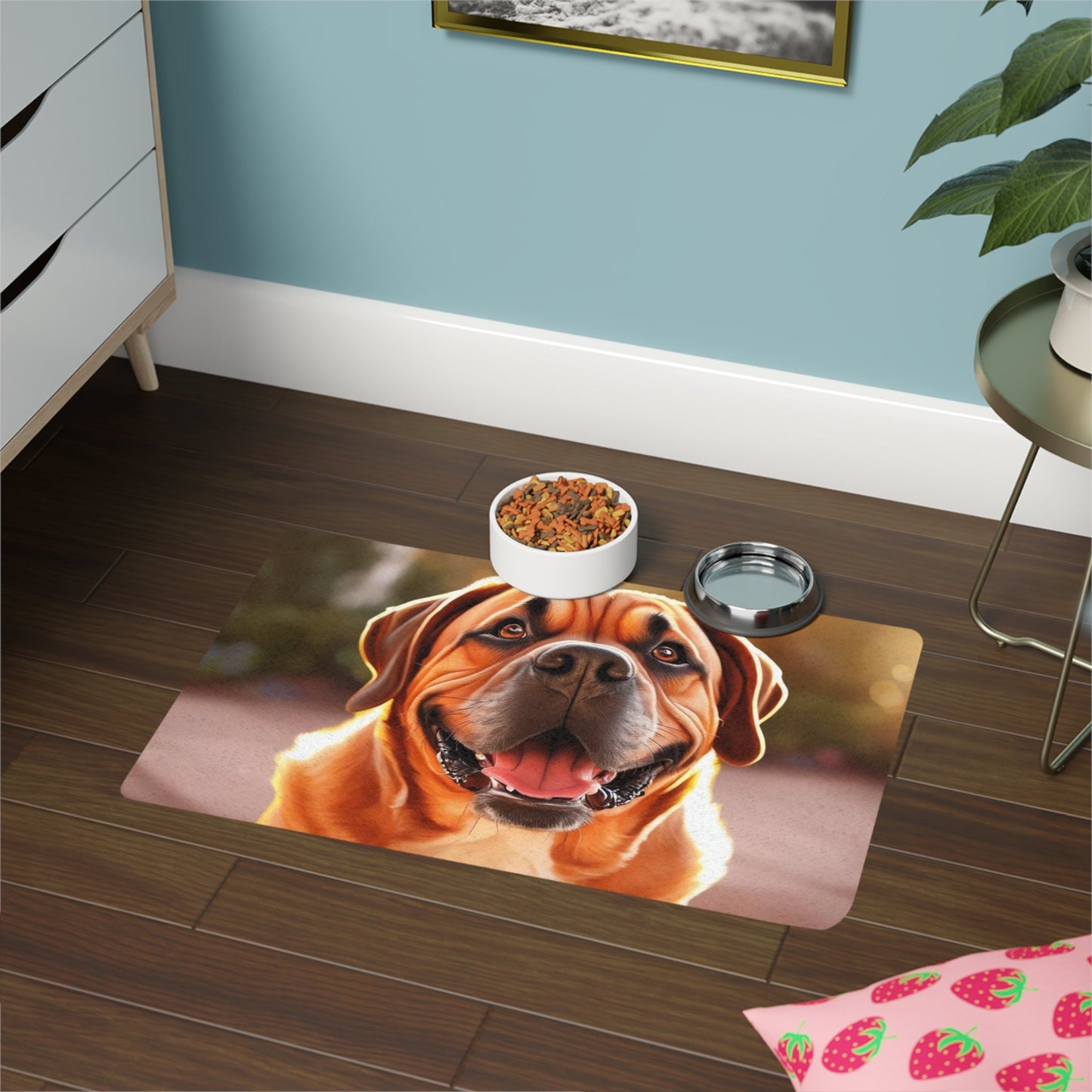 Tapis antidérapant pour animaux de compagnie – Tapis d'alimentation étanche pour chiens