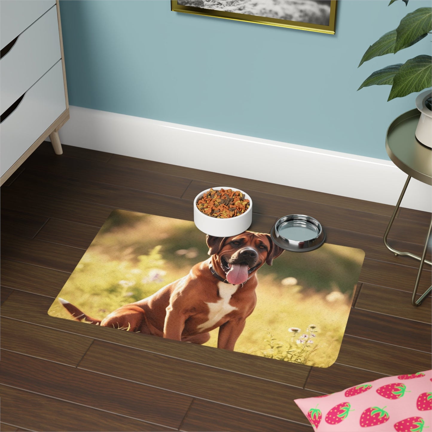 Non-Slip Pet Food Mat – Waterproof Feeding Mat for Dogs