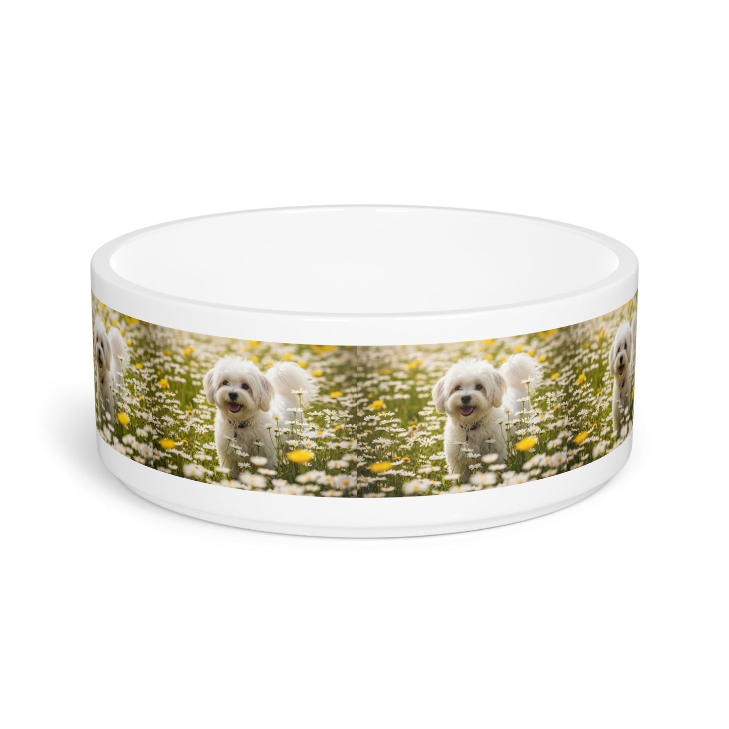 Ceramic Pet Bowl – 16 oz Dog Feeding Bowl