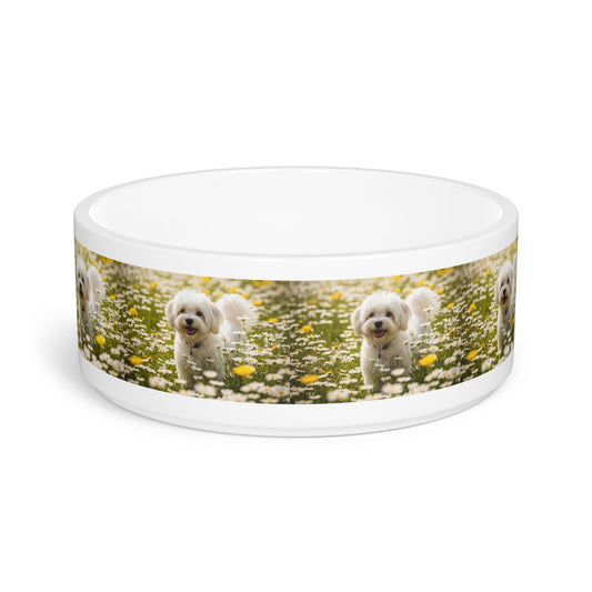 Ceramic Pet Bowl – 16 oz Dog Feeding Bowl