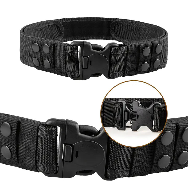 Tactical S-shaped Velcro Outdoor Hiking Belt