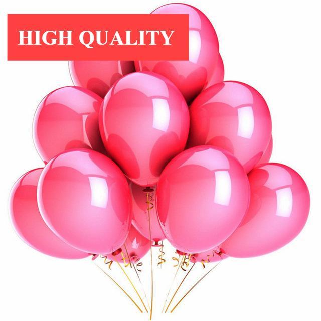 Luxury Shiny 20pcs Happy Birthday Party Balloons In Several colors Latex Balloon Birthday Party Decorations Kids toy Wedding Baby Shower Air globos