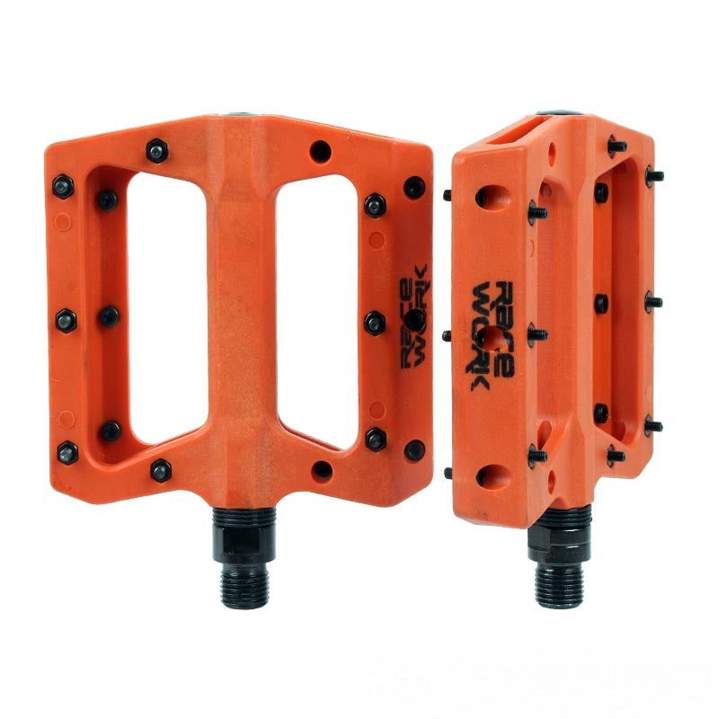 Ultralight Flat  Pedals Nylon Bicycle Pedal Mountain Bike Platform Pedals 3 Sealed Bearings Cycling Pedals For Bicycle Mountain Bike Pedals Pedals Bicycle Flat Pedals Bearing Lightweight Platform For Road Mountain Bike