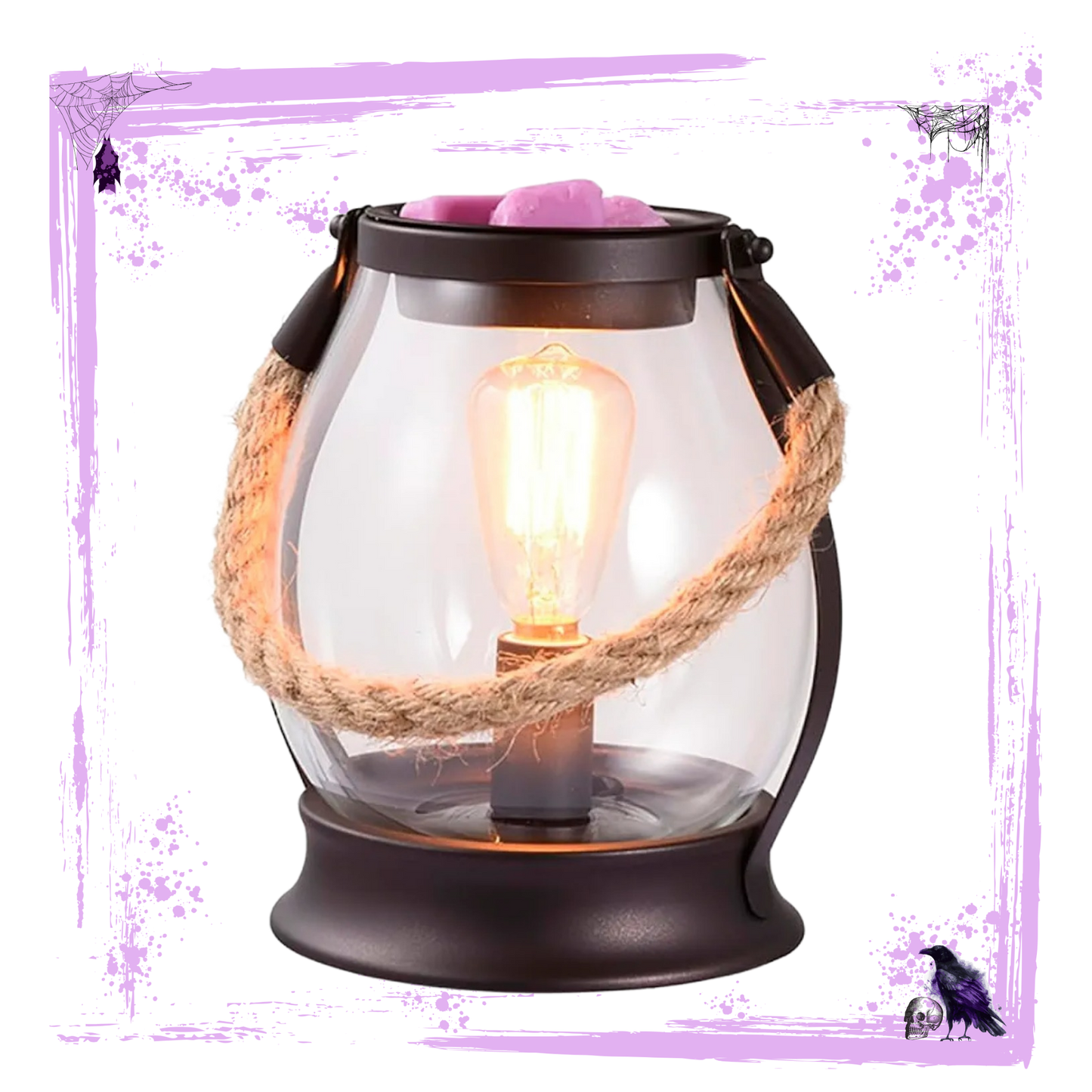 Diffuseur de cire Up & Away Lantern et cire parfumée Burnt Hellos (parfums scoopables)