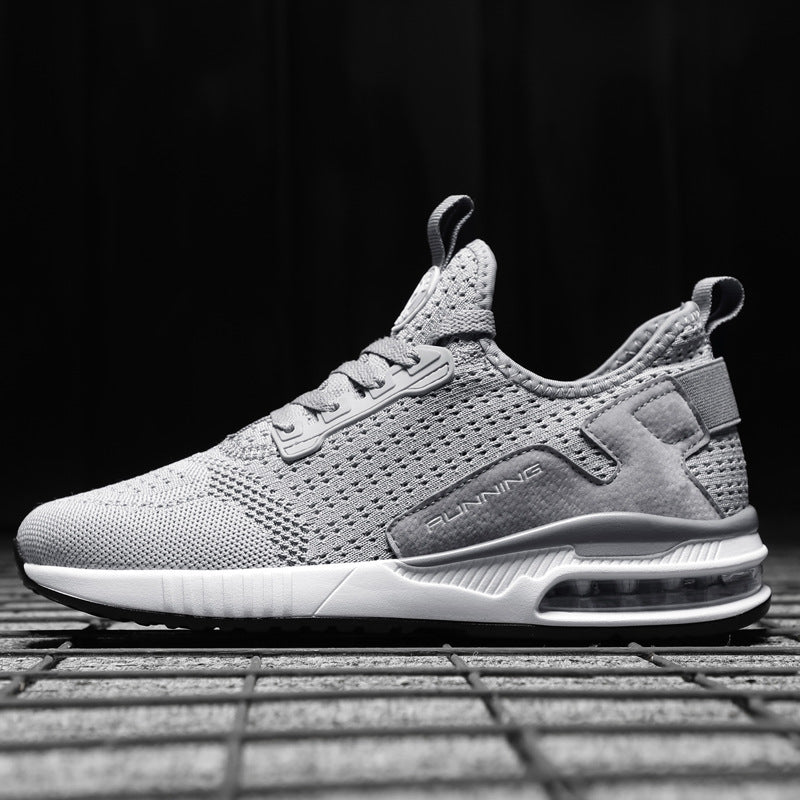 Womens Light Weight Running Sneakers Air Sole Breathable High Quality Sport Women Mesh Running Casual Slip On Flats Comfortable Walking Air Cushion Sneakers