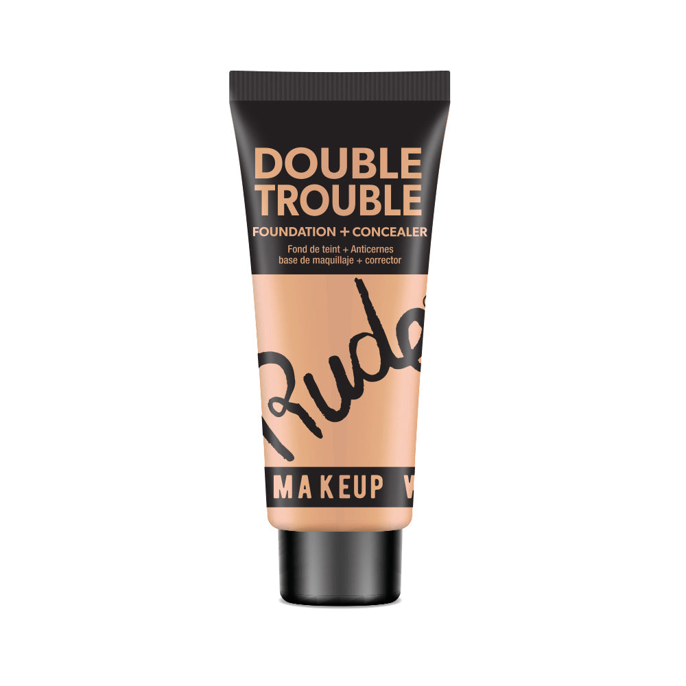 RUDE Double Trouble Foundation + Concealer - Leinen 08