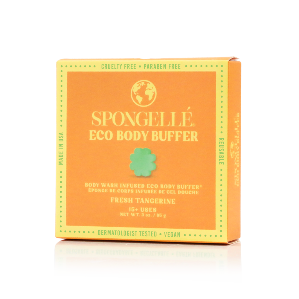 Tangerine Fraîche | Éponge de Douche Écologique