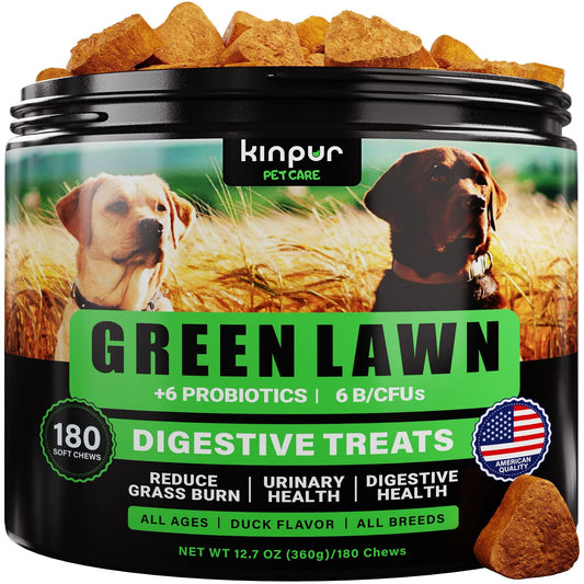 Green Lawn Chews for Dogs Urine Neutralizer Cranberry ACV & Enzymes