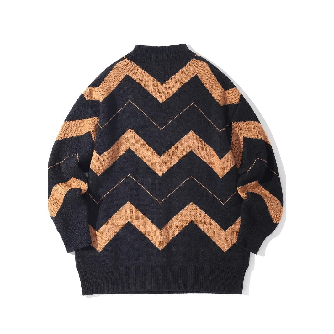 New Fallwinter Mens Long-sleeve Cardigan V-neck Sweater
