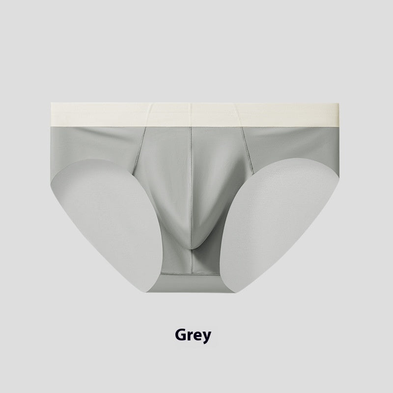 Men's Ice Silk Seamless Briefs Nude Feel Sports Style