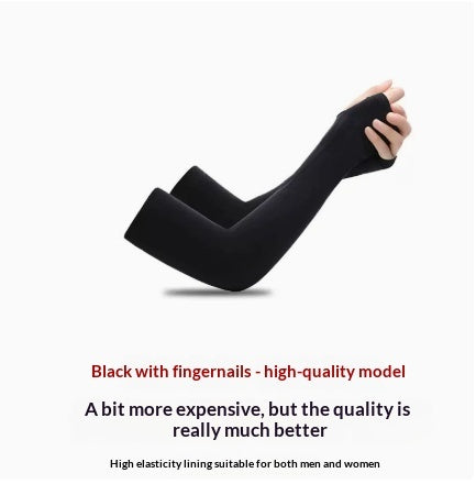 Sun Protective Ice Sleeves For Summer Unisex UV Blocking Viscose Cooling Feel