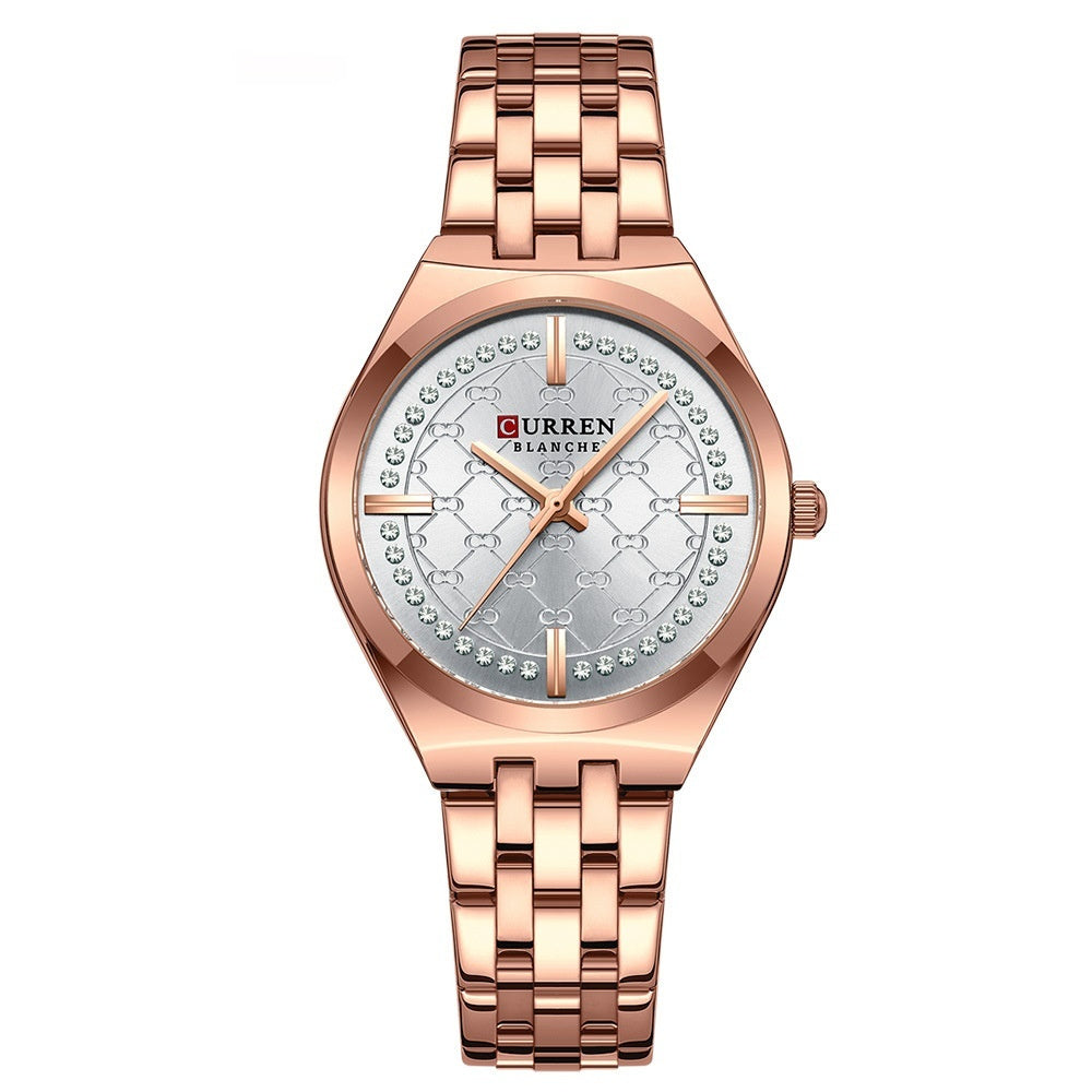 Women's Roman Numeral Quartz Wristwatch Waterproof
