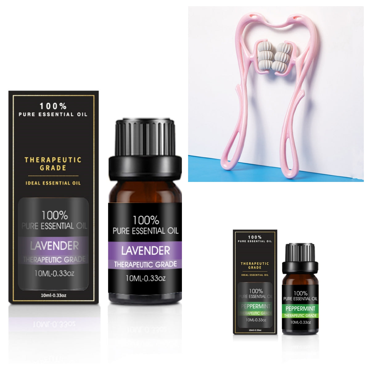 Organic Essential Oils Set Top Sale  Natural Therapeutic Grade Aromatherapy Oil Gift Kit For Diffuser