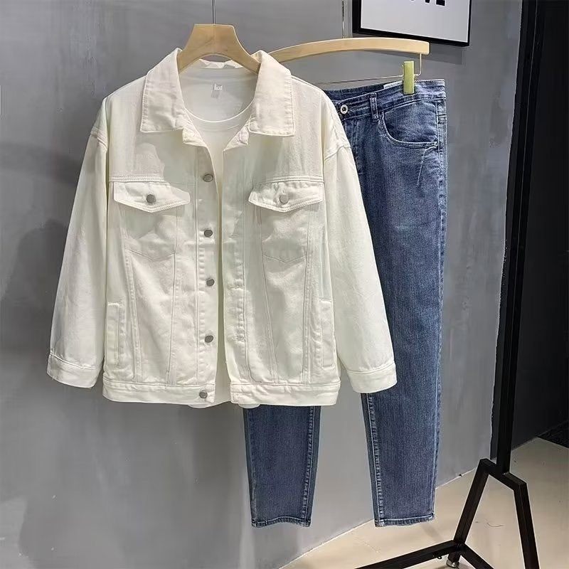 Handsome Edgy Relaxed-fit Versatile Workwear Jacket Top