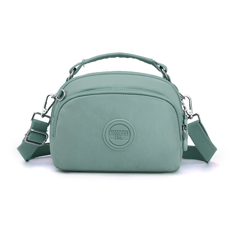 Colorful Fox New Fashion Mobile Phone Bag Women's Multi-Layer Simple Satchel Shoulder Bag Water-Repellent Crossbody Bag