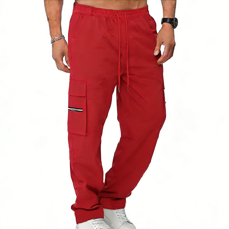 Outdoor Loose Men's Multi-Pocket Casual Sports Pants