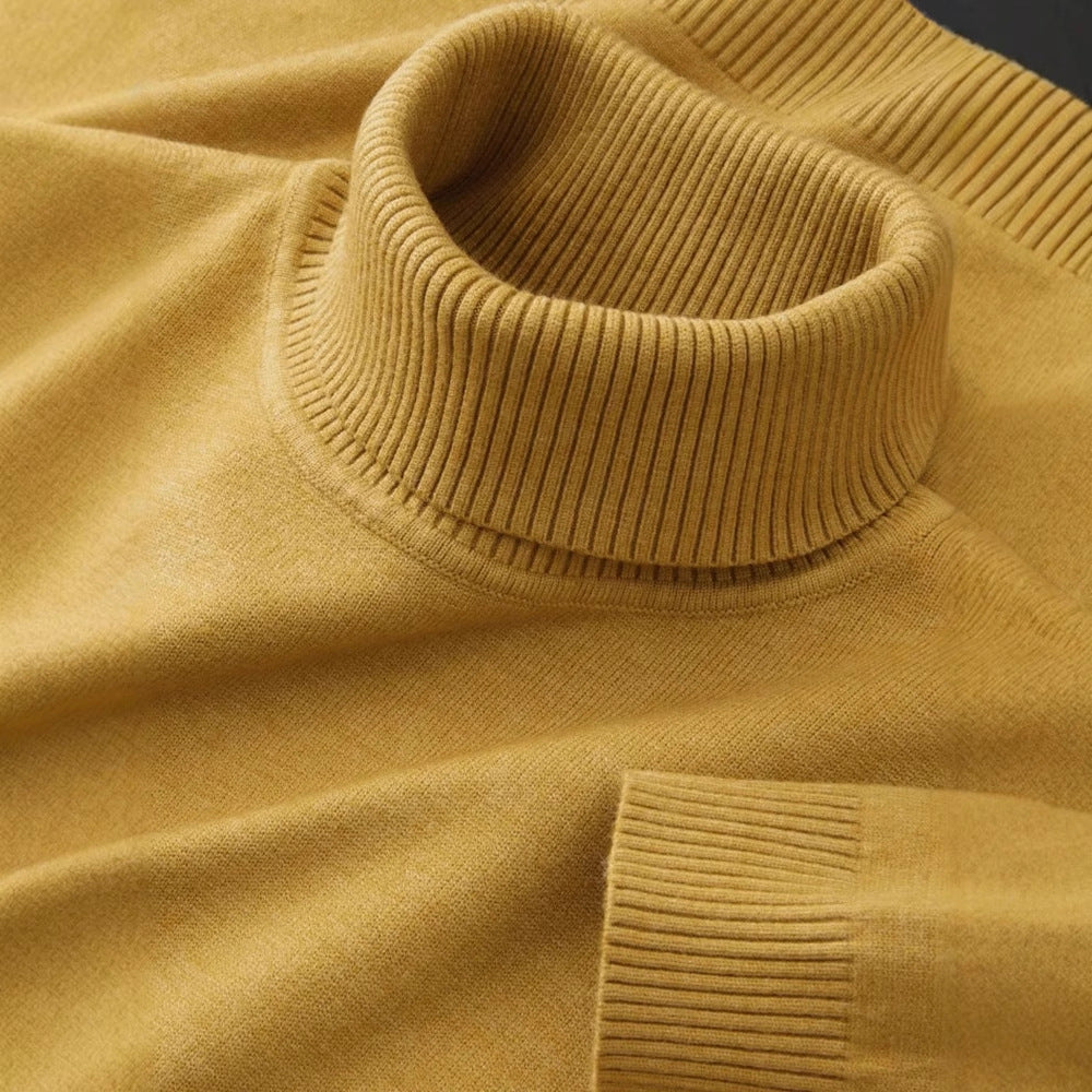 Skin-friendly Casual Warm Turtleneck Sweater For Men