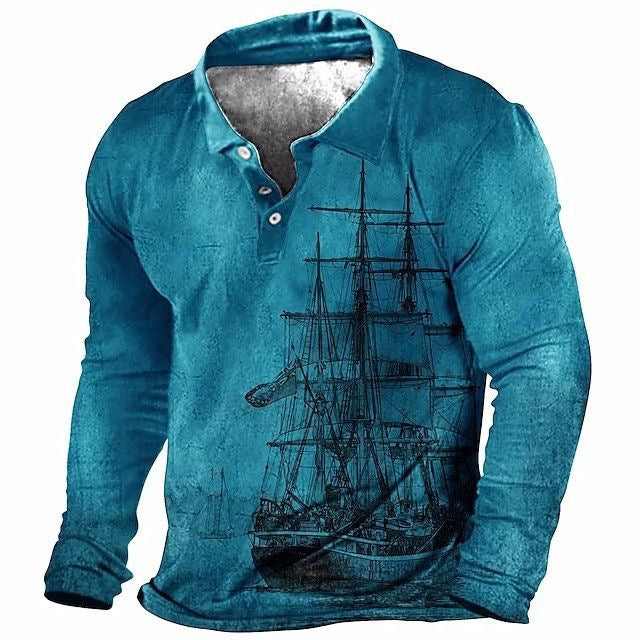 Mens Zip-up Sweatshirt With A Personalized Printed Long Sleeve