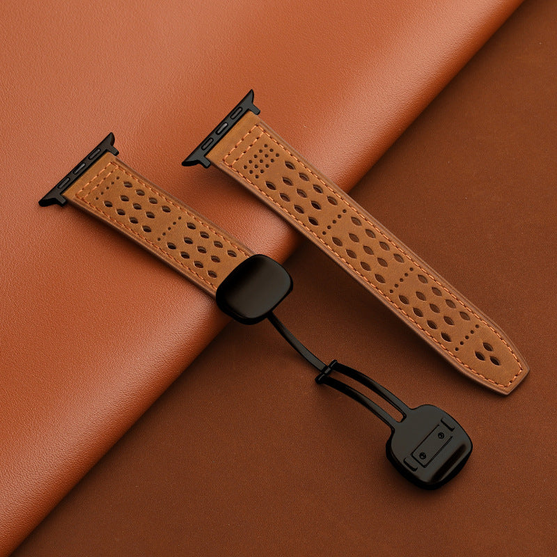 Magnetic-clasp Breathable Strap For IWatch
