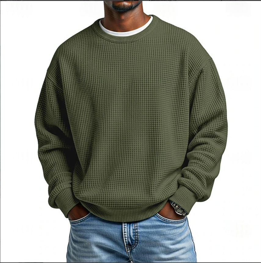 Mens Fashionable Simple And Relaxed Fit Sweatshirt