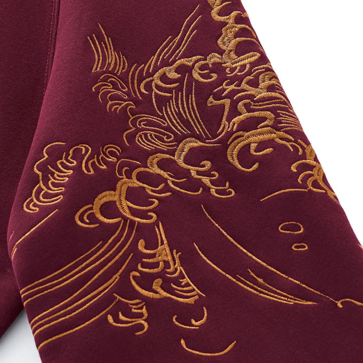 Heavy-embroidered Chinese-style Horse-year Embroidered Hooded Pullover