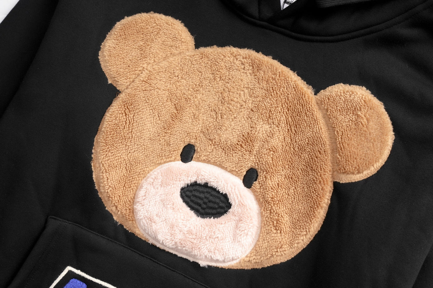 EXT369 Flauschiger Teddy-Kapuzenpullover
