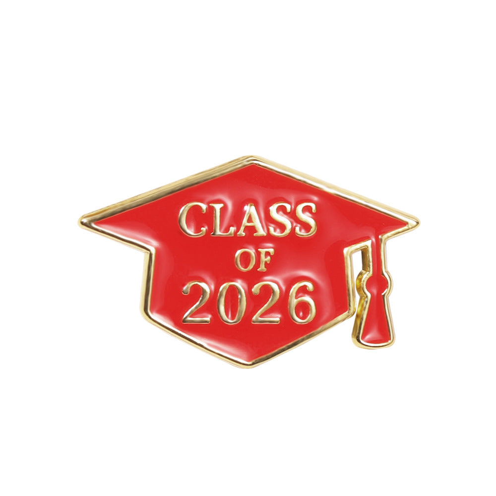 New Graduation Season Bachelors Cap Series Brooch Set