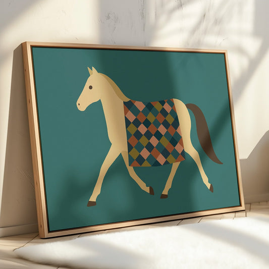 Défilé de poneys en patchwork